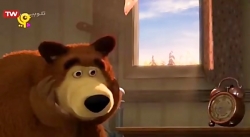 سری جدید کارتون ماشا و آقا خرسه _ جاروی پرنده ❤